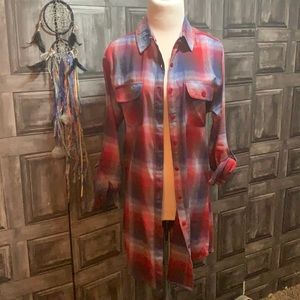 Long flannel size medium